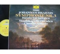 Johannes Brahms - Claudio Abbado , Staatskapelle Dresden - Symphonie Nr. 3 o Haydn-Variationen - Deutsche Grammophon - 2535 293