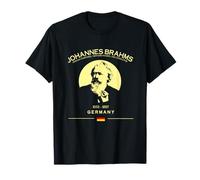 Johannes Brahms Compositore Tedesco Musica Classica Maglietta