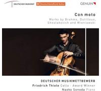 Friedrich Thiele/Sonoda - Con Moto: Works by Brahms, Dutilleux, Shostakovich and Wieniawski