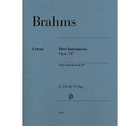 Johannes Brahms Drei Intermezzi op. 117: Besetzung: Klavier zu zwei (Tascabile)
