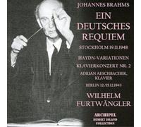 Johannes Brahms Ein Deutsches Requiem (Furtwaengler, Bpo) (CD) Album