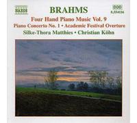Johannes Brahms Four Hand Piano Music No. 9 (Matthies, Kohn) (CD) Album