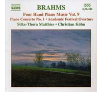 Johannes Brahms Four Hand Piano Music No. 9 (Matthies, Kohn) (CD) Album