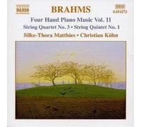 Johannes Brahms Four Hand Piano Music Vol. 11 (Matthies, Kohn) (CD) Album