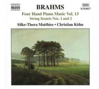 Johannes Brahms Four Hand Piano Music Vol. 13 (Matthies, Kohn) (CD) Album