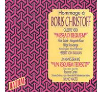 Johannes Brahms Hommage À Boris Christoff: Giuseppe Verdi: Messa Di Requiem (CD)