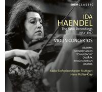 Johannes Brahms Ida Haendel: The SWR Recordings 1953-1967: Violin Concertos (CD)