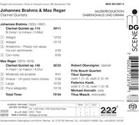 Johannes Brahms Johannes Brahms: Clarinet Quintet Op. 115/Max Reger: Clarin (CD)