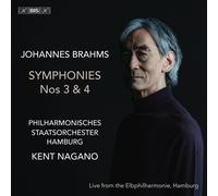 Johannes Brahms Johannes Brahms: Symphonies Nos. 3 & 4 (CD)