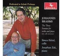Johannes Brahms Johannes Brahms: The Three Sonatas for Violin & Piano (CD)