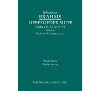 Johannes Brahms Liebeslieder Suite from Opp.52 and 65 (Tascabile)