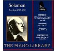 Johannes Brahms/Ludwig Van Beethoven - 25 Vars/Fugue/Intermezzo/Rhaps