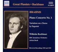Johannes Brahms Piano Concerto No. 1 (Boult, Bbcso, Backhaus) (CD) Album