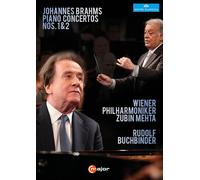 Johannes Brahms: Piano Concertos Nos. 1 & 2 (DVD) Rudolf Buchbinder Zubin Mehta