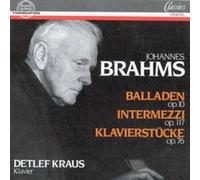 JOHANNES BRAHMS Piano Works (CD)