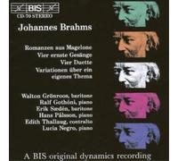 Johannes Brahms Romanzen Aus Magelone, Op.33/vier Ernste Gesange/vier Duett (CD)