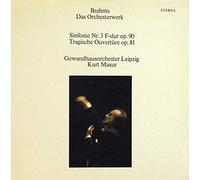 Johannes Brahms - Sinfonie Nr. 3 F-dur Op. 90 / Tragische Ouvertüre Op. 81