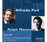 JOHANNES BRAHMS Sonatas for Clarinet & Piano (CD)