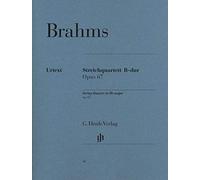Johannes Brahms: String Quartet In B Flat Op.67 (Urtext). For Quartetto di archi