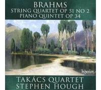Johannes Brahms String Quartet, Piano Quartet (Hough, Takacs Quartet) (CD) Album