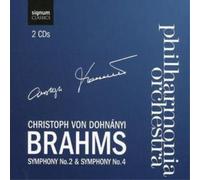Johannes Brahms Symphonies Nos. 2 and 4 (Dohanyi, Philharmonia Orchestra) (CD)