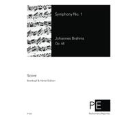 Johannes Brahms Symphony No. 1 (Tascabile)