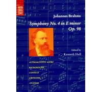 Johannes Brahms Symphony No. 4 in E Minor, Op. 98 (Tascabile)