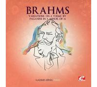 Johannes Brahms VARIATIONS ON A THEME BY PAGANINI IN A MINOR, OP. 35 (CD)