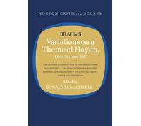 Johannes Brahms Variations on a Theme of Haydn (Tascabile)