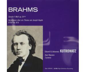 Johannes Brahms Werke für Zwei Klaviere (CD)