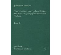 Johannes Cremerius Vom Handwerk Des Psychoanalytikers (Tascabile)