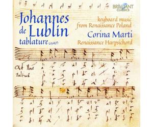 Johannes de Lubli Johannes De Lublin: Keyboard Music from Renaissance Polan (CD)