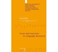 Johannes Helmbrecht Form and Function in Language Research (Copertina rigida)