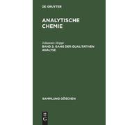 Johannes Hoppe Gang der qualitativen Analyse (Copertina rigida) Sammlung Göschen
