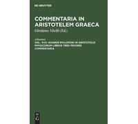 Johannes Ioannis Philoponi in Aristotelis Physicorum Libros T (Copertina rigida)