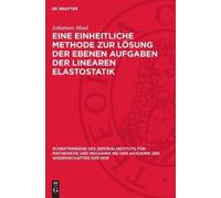 Johannes Maul Eine Einheitliche Methode Zur Lösung Der Ebenen (Copertina rigida)