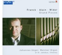 Johannes Unger Grand Pieces for Organ (Limenau, Unger) (CD) Album