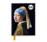 Johannes Vermeer: Girl With a Pearl Earring Foiled Blank Journal