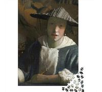 Johannes Vermeer Puzzle 1000 Pezzi Difficoltà Medio-Alt, Rompicapo museo Adulti, opere d'arte famose nel mondo Idea Regalo Perfetto, Impegnativi Puzzles dipinto Bellissimi Con Colori Brillant