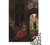 Johannes Vermeer Puzzles dipinto, arte Puzzle Impegnativi Per Adulti, Jigsaw Rompicapo museo, Famiglia Regalo Di Festa, Puzzle Impossible, 1000 Pcs