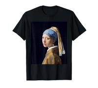 Johannes Vermeer Ragazza con perla orecchino Art Maglietta