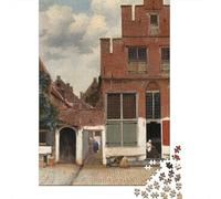Johannes Vermeer Rompicapo Adulti, 1000 Pezzi Classici, Puzzles dipinto Giochi Rilassamento E Intelligence, Puzzle arte Per Gioco Familiare, Regalo Per Amore E Amico