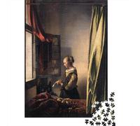 Johannes Vermeer Rompicapo opere d'arte famose nel mondo, museo Puzzles Impegnativi, Puzzle arte Sostenibile Premium Riunione Di Famiglia Gioco Educativo Giocattoli 1000 Pcs