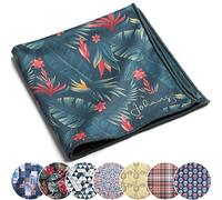 Johans® XXL panno in microfibra per la pulizia di smartphone, tablet, occhiali, display, fotocamera, panno per la pulizia degli occhiali, panno per la pulizia, qualità ottica in 30 x 30 cm (Tropical)