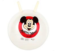 John-100 Jahre Hupfball Hopper Ball Mickey Mouse Disney rimbalzante Palla per Saltare, Colore Bianco, 50 cm, 59141