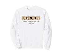 John 14:6 Jesus The Way, Truth, Life Crossword Puzzle Felpa