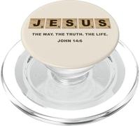 John 14:6 JESUS The Way, Truth, Life Crossword Puzzle PopSockets PopGrip per MagSafe