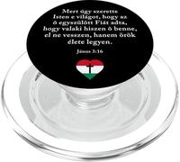 John 3:16 Hungarian Magyar Bible Verse Christian Evangelism PopSockets PopGrip per MagSafe