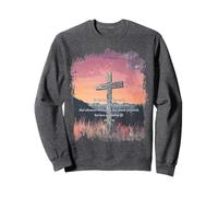 John 3:16 KJV Resurrection Sunday Cross of Jesus Grunge Felpa