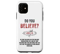 John 3:36 He That Believes Not The Son Shall Not See Life Custodia per iPhone 11